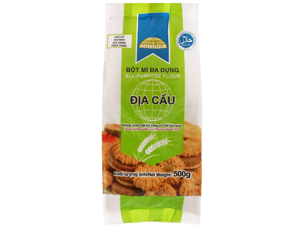 Bột mì đa dụng Địa Cầu gói 500g - Hình ảnh 3
