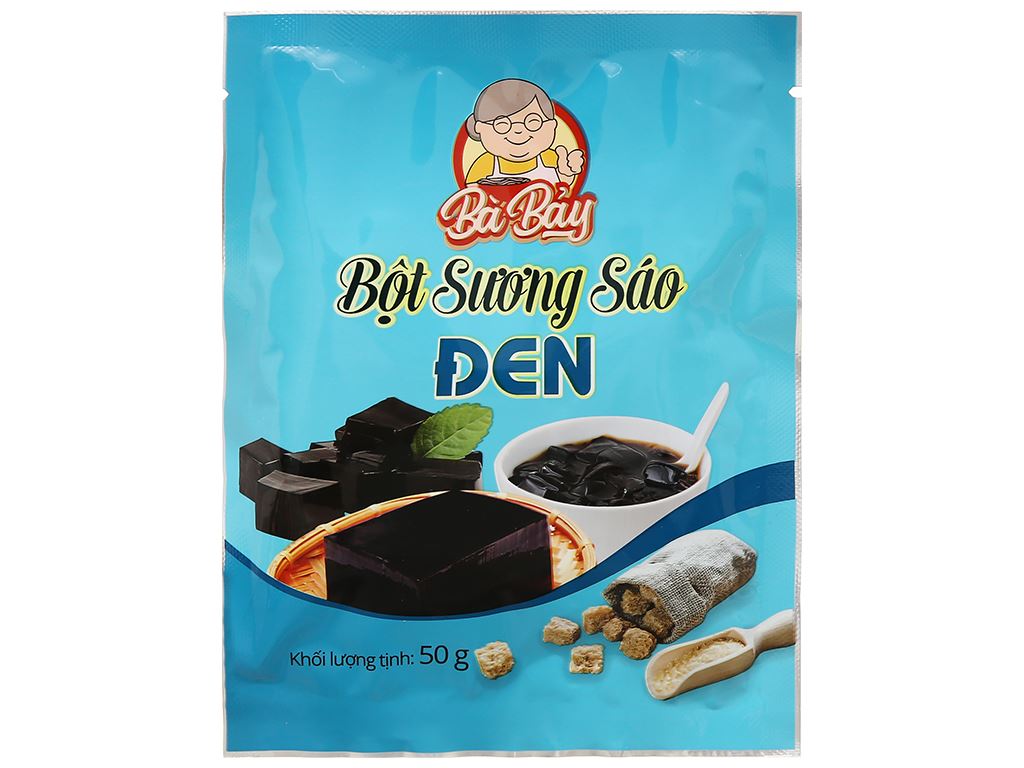 Sương sáo đen Bà Bảy gói 50g - Hình ảnh 3
