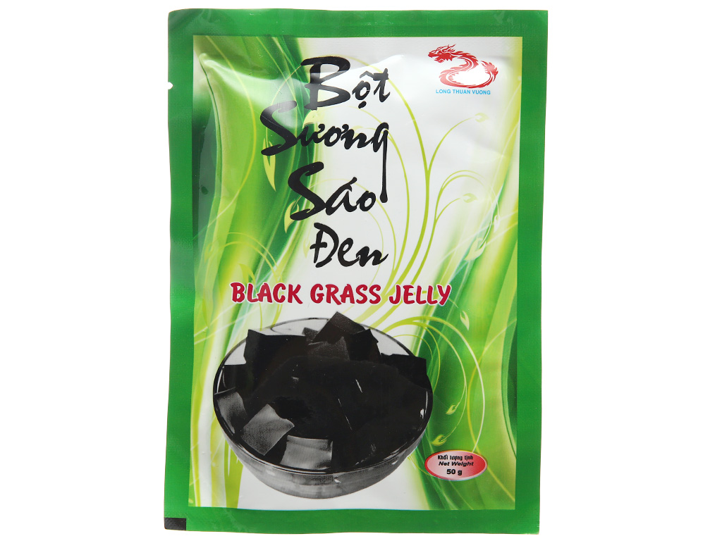 Bột sương sáo đen con rồng Konkon gói 50g - Hình ảnh 3