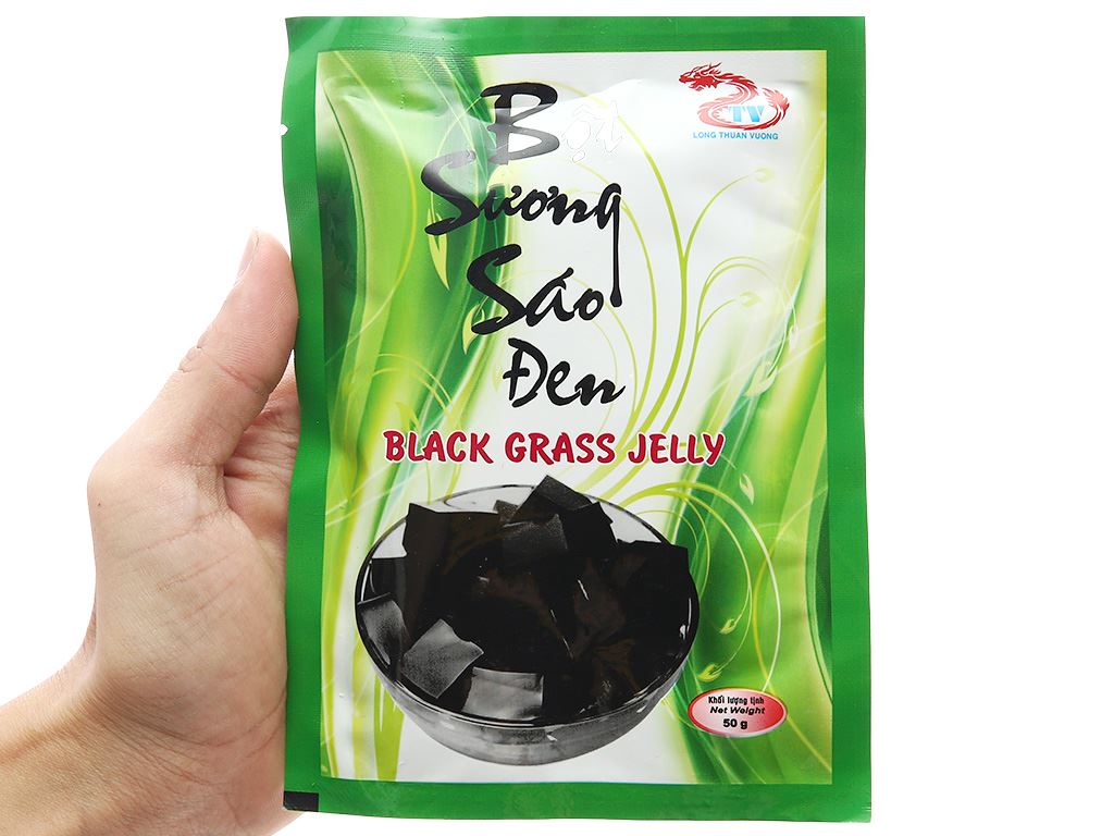 Bột sương sáo đen con rồng Konkon gói 50g - Hình ảnh 4