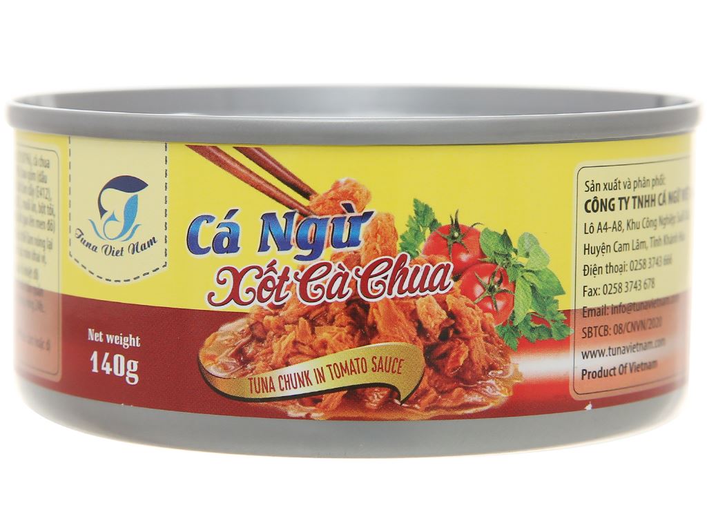 Cá ngừ xốt cà chua Tuna Việt Nam hộp 140g - Hình ảnh 4