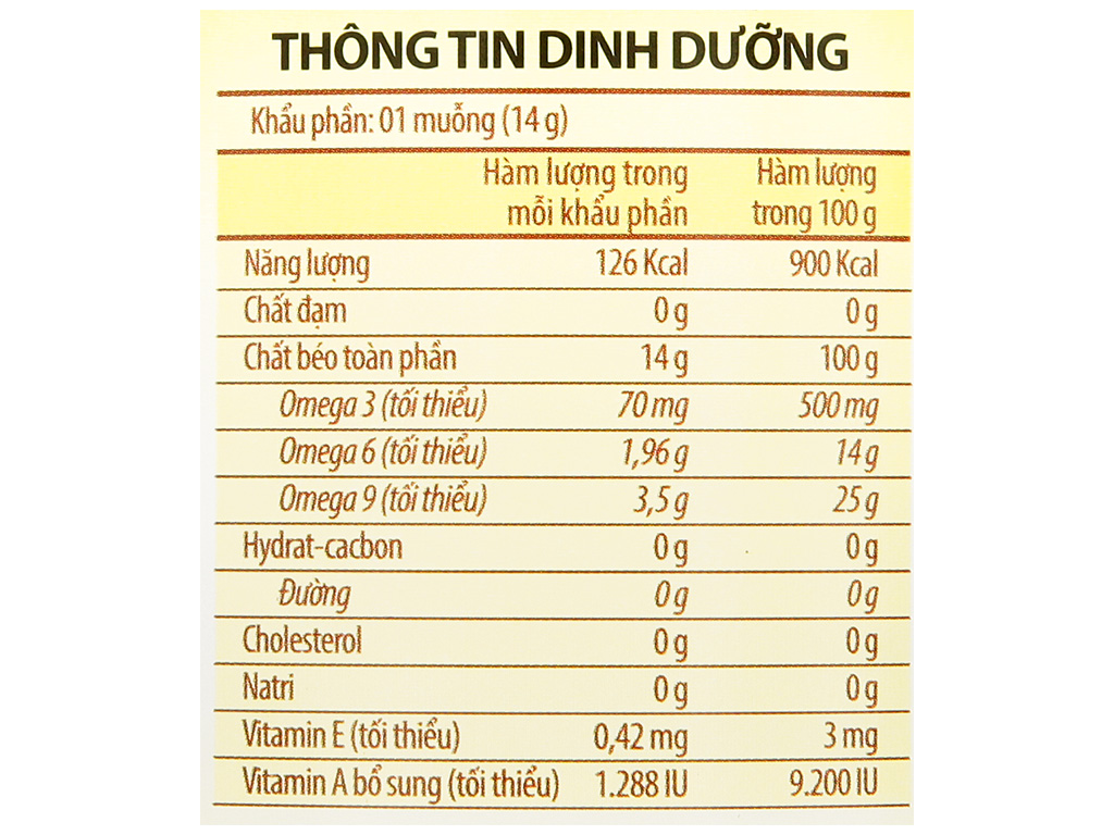 Dầu ăn cao cấp Meizan Gold can 2 lít - Hình ảnh 5