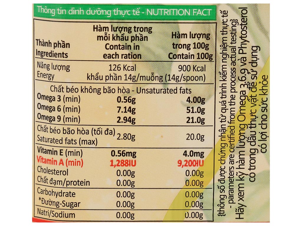 Dầu đậu nành tinh luyện Janbee chai 1 lít - Hình ảnh 6