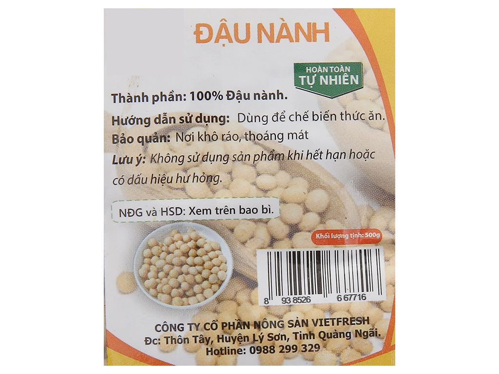 Đậu nành gói 500g - Hình ảnh 4