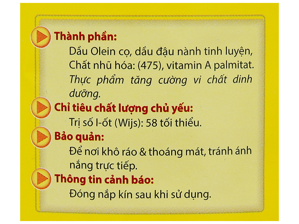 Dầu thực vật tinh luyện Orchid can 2 lít - Hình ảnh 5
