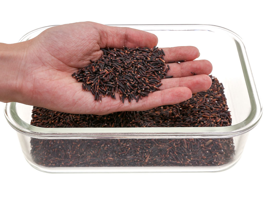 Gạo lứt tím Vinh Hiển túi 1kg - Hình ảnh 5
