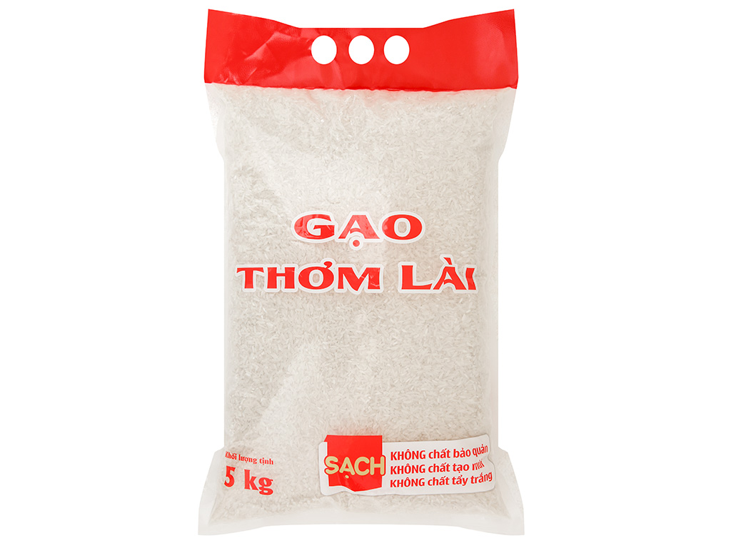 Gạo thơm lài túi 5kg - Hình ảnh 4