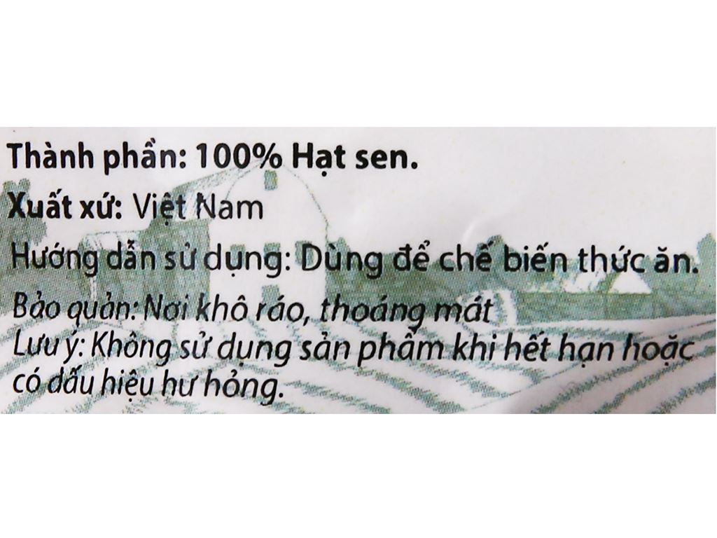 Hạt sen khô gói 100g - Hình ảnh 4