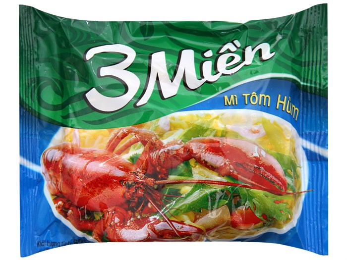 Thùng 30 gói mì 3 Miền tôm hùm 65g - Giá Buôn Sỉ - Hình ảnh 3