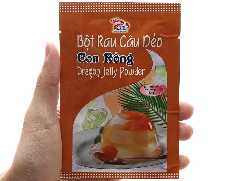 Rau câu dẻo con rồng Konkon gói 12g - Hình ảnh 4