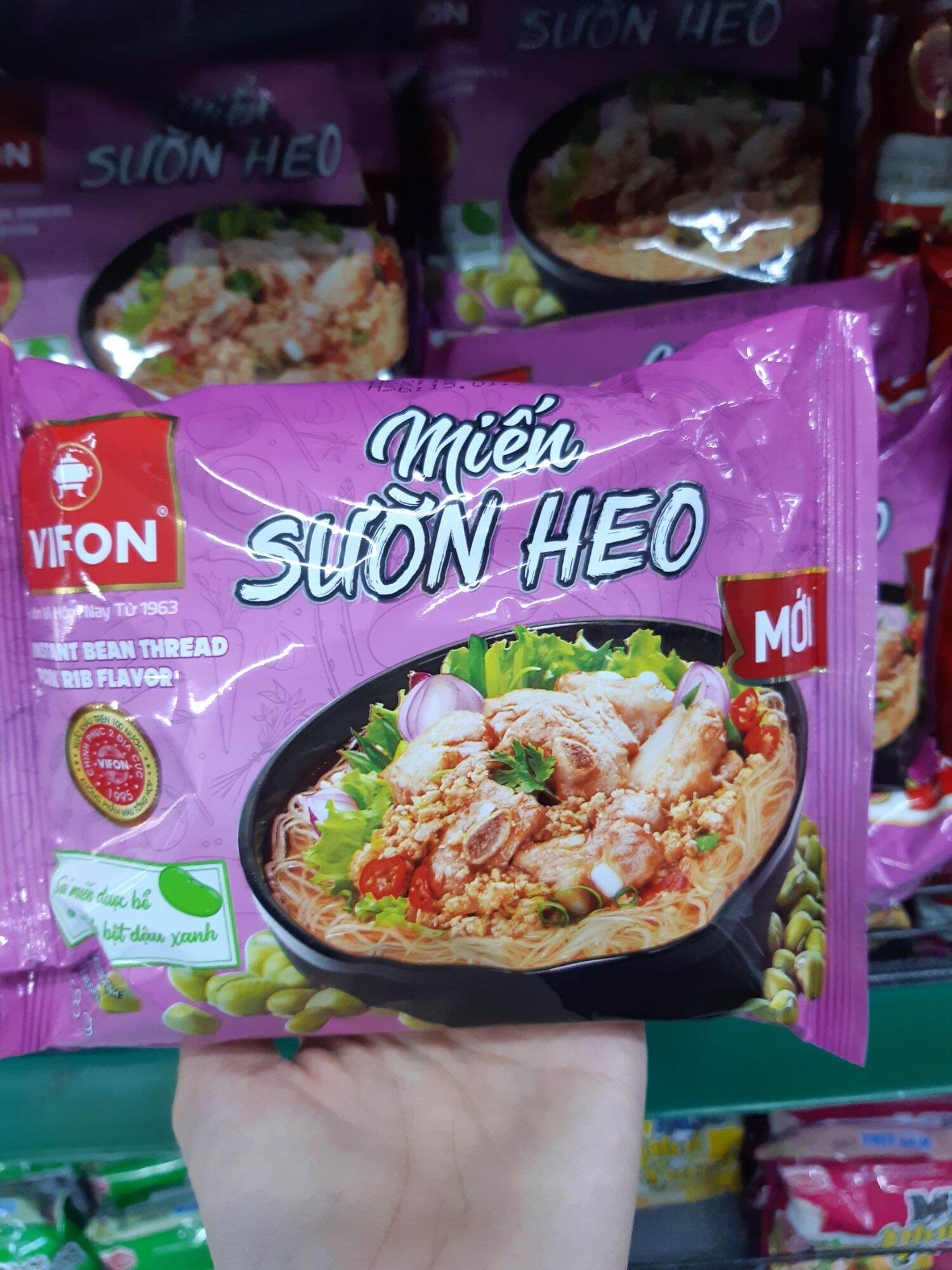 Thùng 24 gói miến sườn heo Vifon 58g - Hình ảnh 3