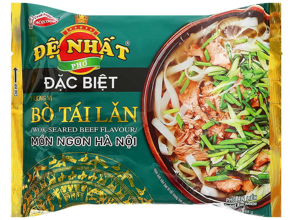Thùng 30 gói phở bò tái lăn Đệ Nhất 68g - Hình ảnh 2