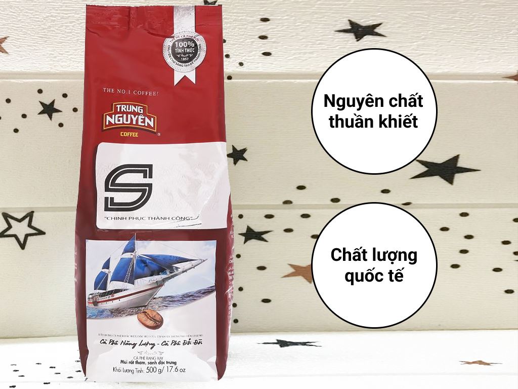 Cà Phê Chữ S Trung Nguyên Xay Sẵn 500g - Hình ảnh 3