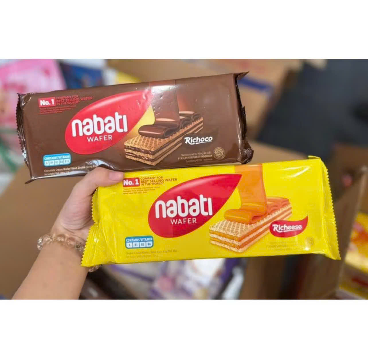 Bánh xốp nabati thẻ 110g ( thùng 24 gói ) - Hình ảnh 2
